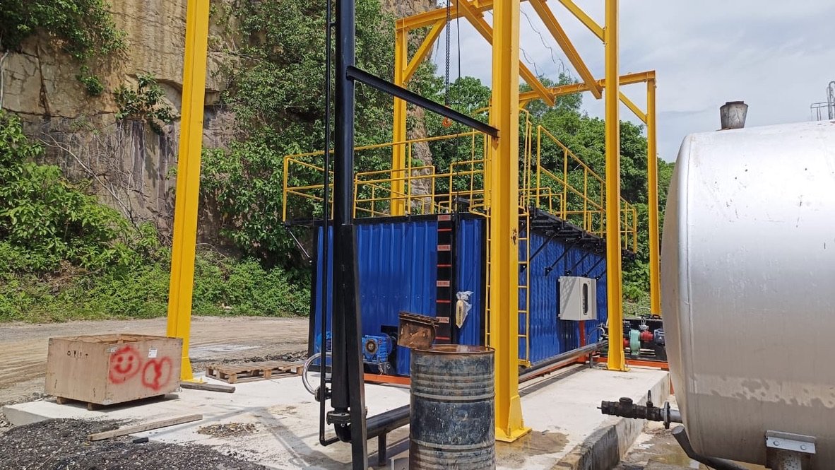 Hidan decanter servicing facility, Penang